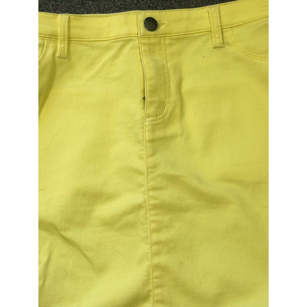 Style & Co Yellow Malibu Skirt – Size 12 – NWT – Premium Stretch - Picture 11 of 12